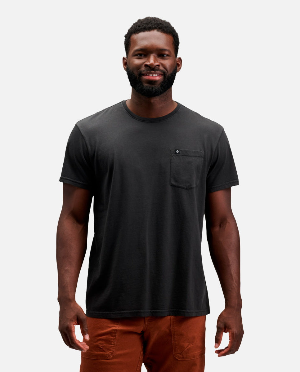 M Diamond Patch Ss Pocket Tee Black Diamond Noir – M+ Store