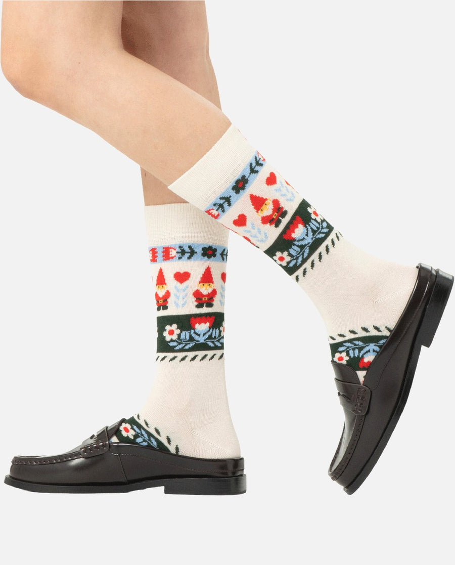 Chaussettes  Folklore Christmas Str Sck Wht
