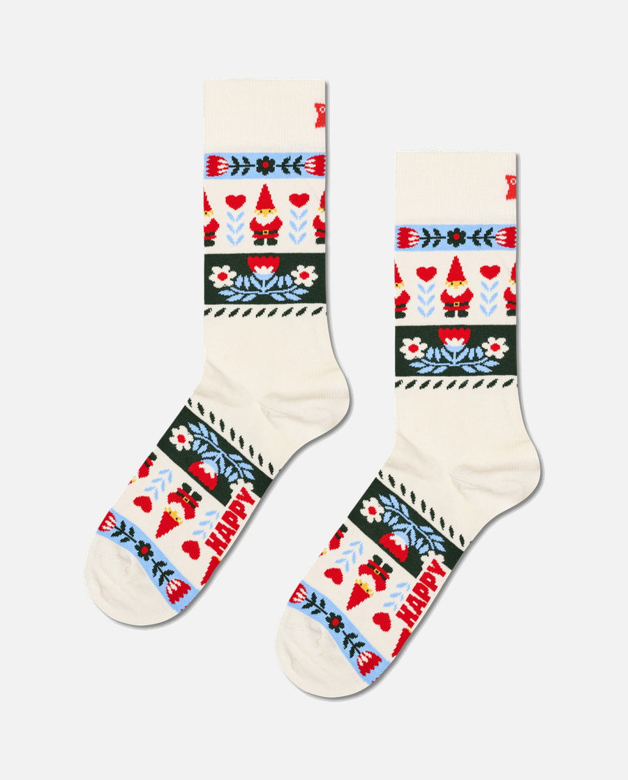 Chaussettes  Folklore Christmas Str Sck Wht