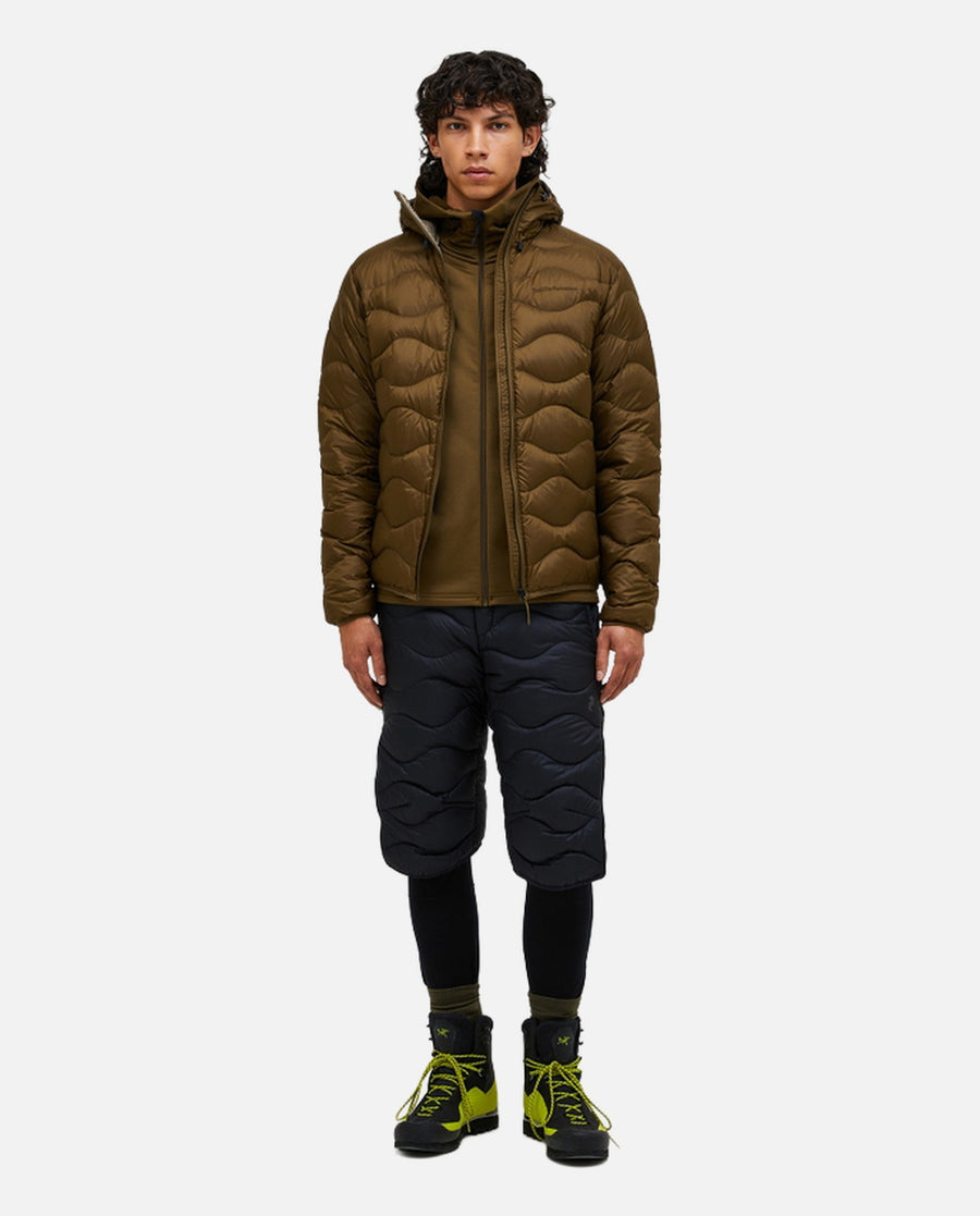 Veste Homme M Helium Down Hood Jacket  Marron