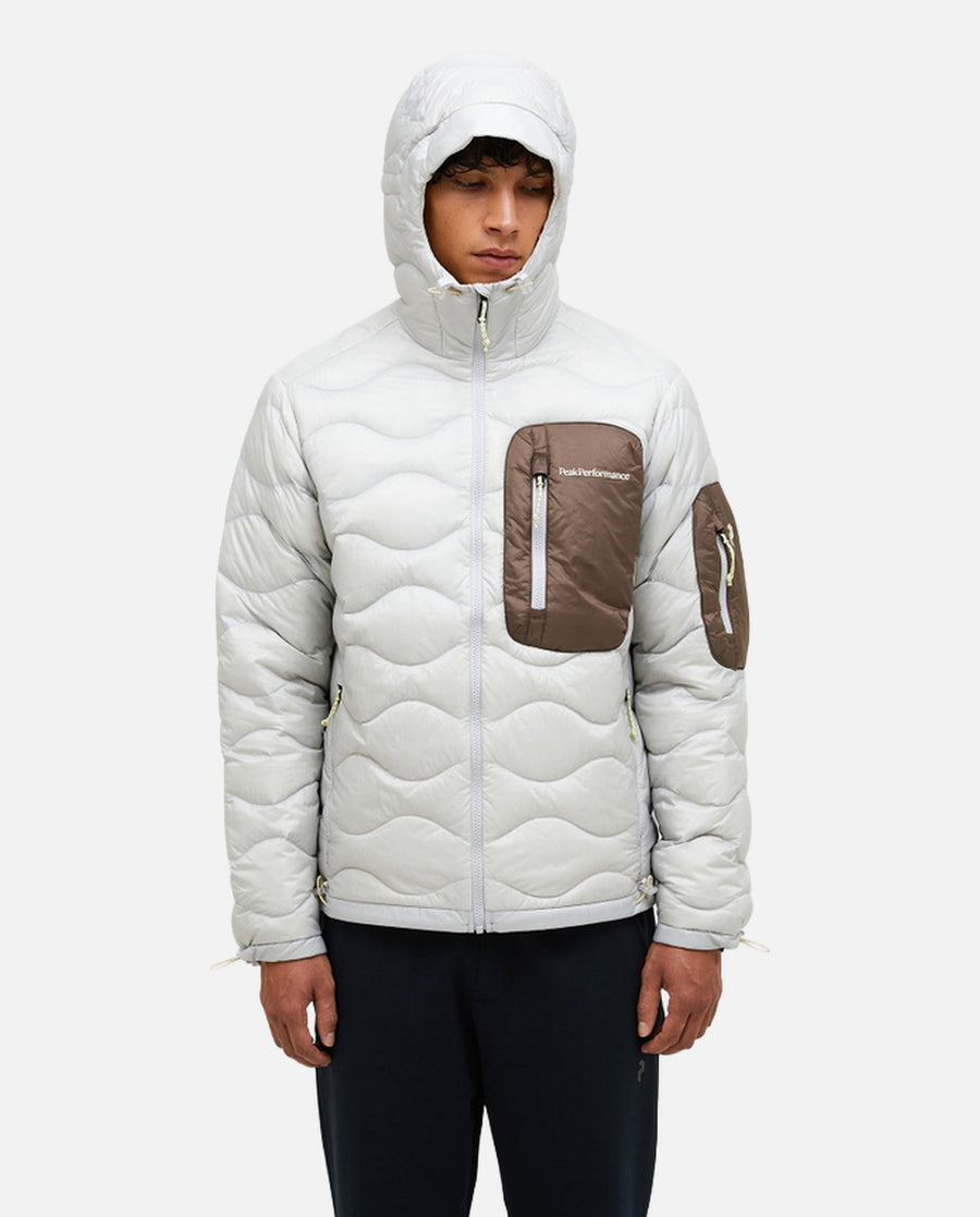 Veste Homme M Helium Utility Down Hood Jkt  Blanc