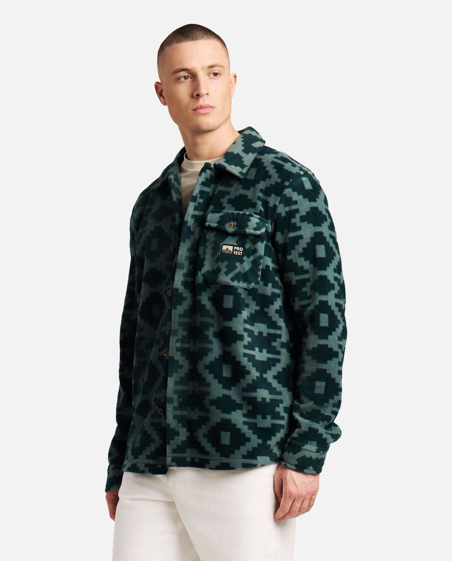 Chemise Homme M Howden Outdoor Shirt Protest Vert