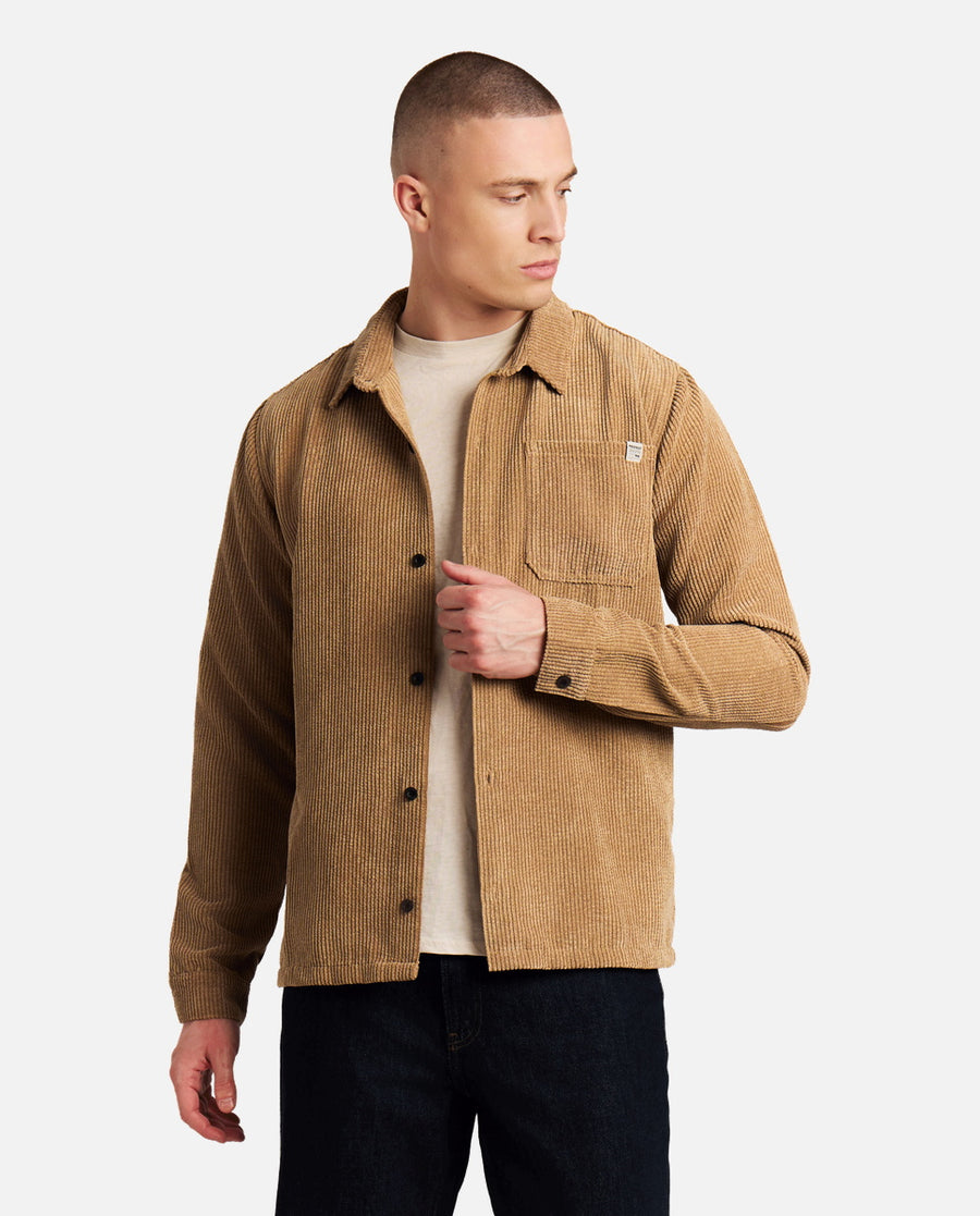 Chemise Homme M Cane Outdoor Shirt Protest Marron