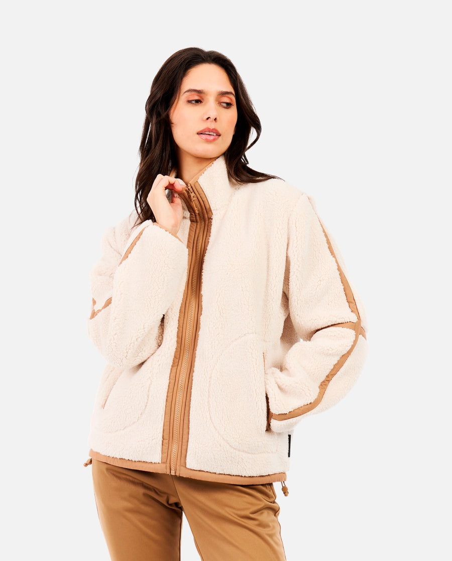 Polaire femme W Red Outdoor Full Zip Top Protest