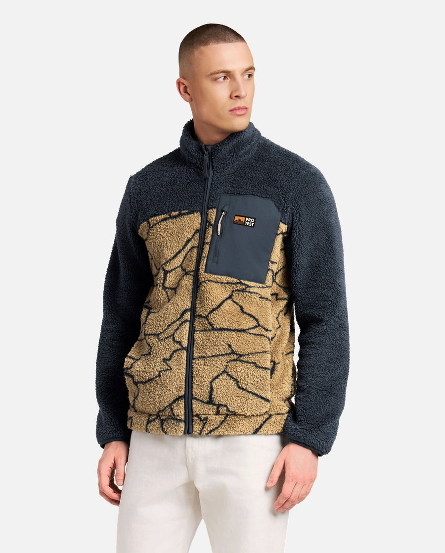 Sweat Homme M Legacy Outdoor Full Zip Top Protest Marron