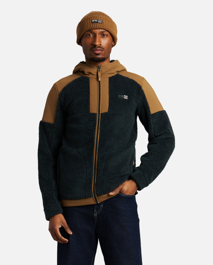 Sweat Homme M Arnold Outdoor Fullziphoody Protest Vert