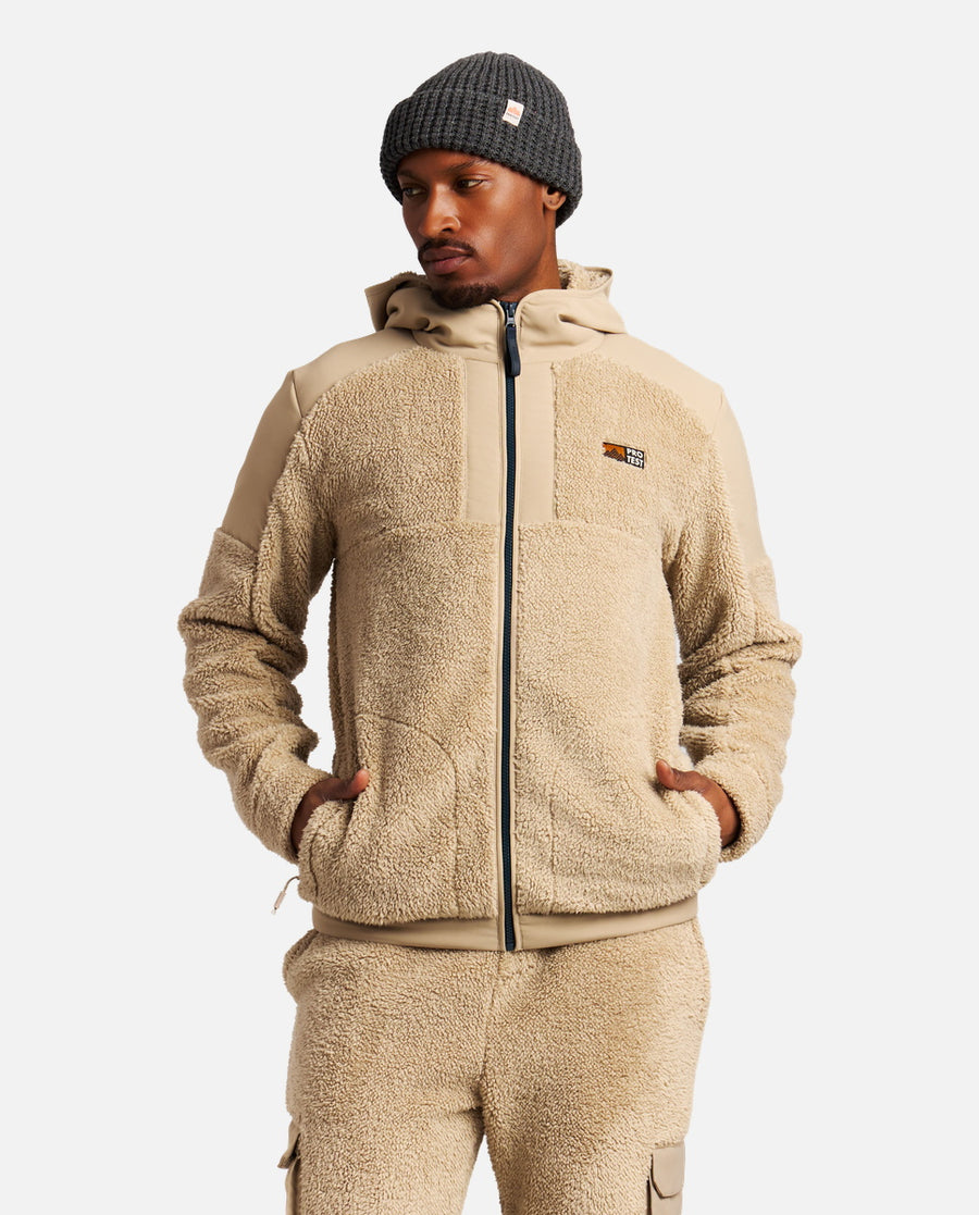 Sweat Homme M Arnold Outdoor Fullziphoody Protest Marron