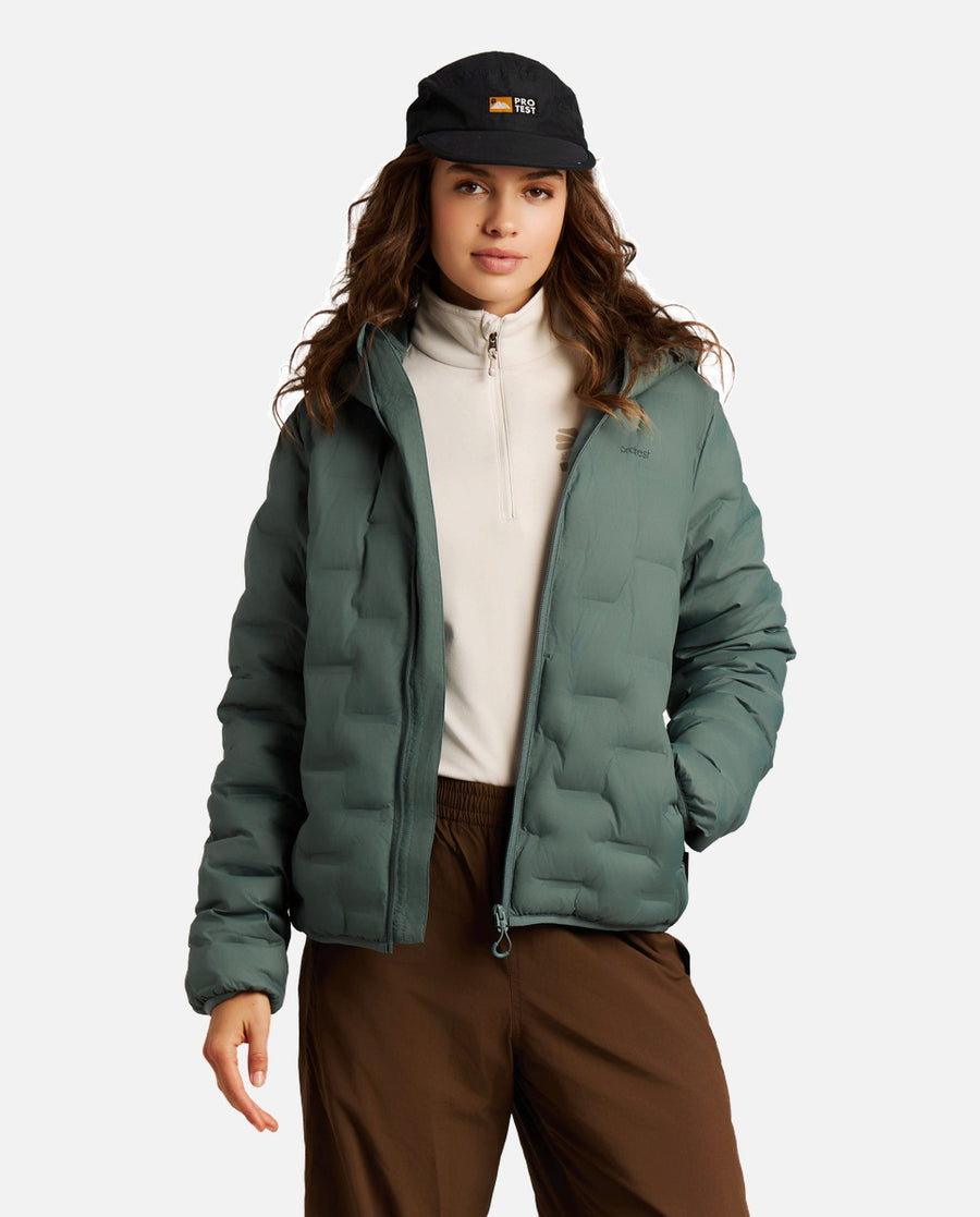 Veste Femme W Lupita Outdoor Pufferjacket Protest Vert