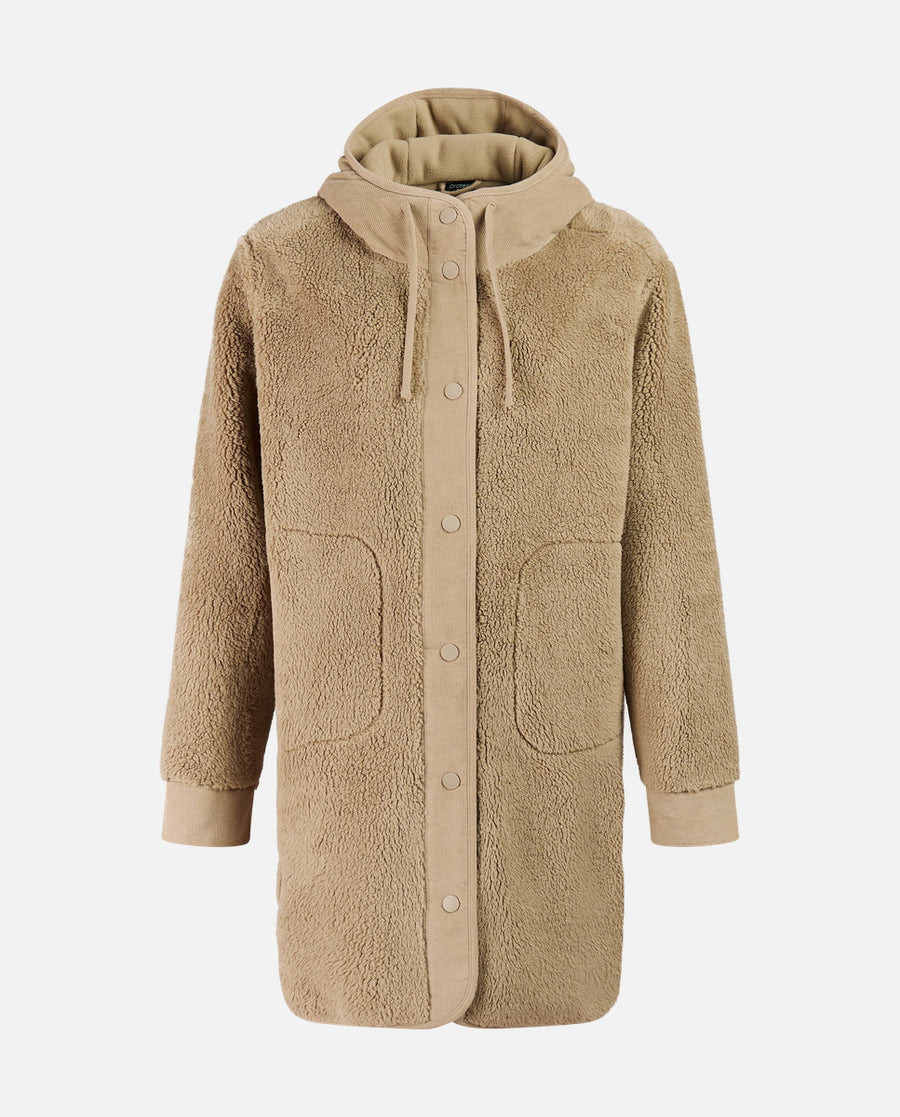 Veste Femme W Katia Outdoor Long Jacket Protest Marron