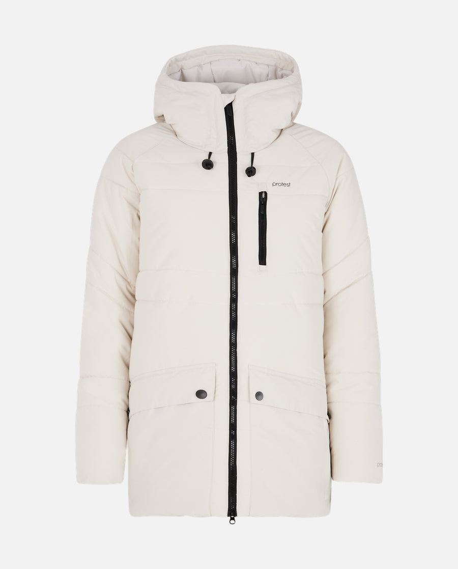 Veste femme Prtmagi Outdoor Parka Protest blanche