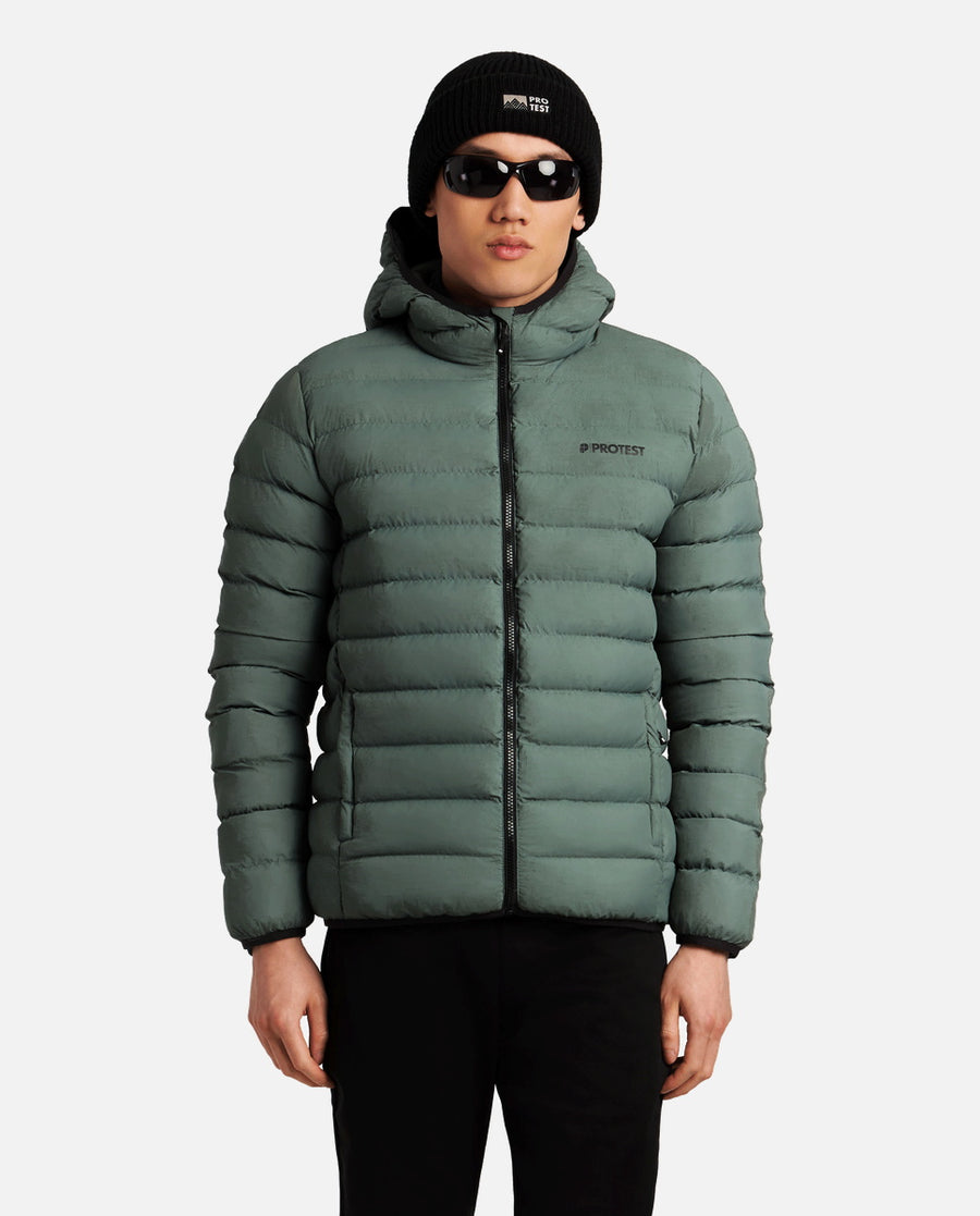 Veste Homme M Basso Outdoor Pufferjacket Protest Vert