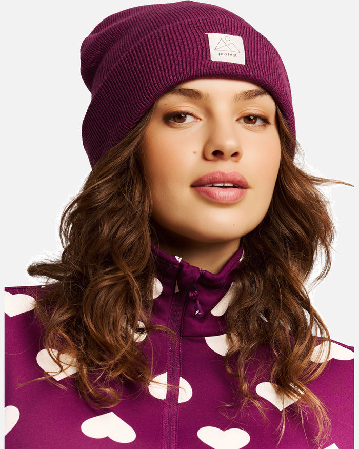 Bonnet Femme W Pri Beanie Protest Lilas
